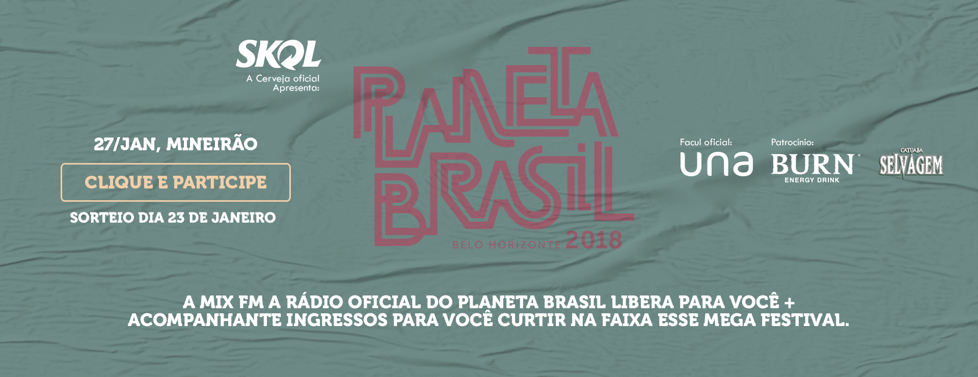 RESULTADO DA PROMOÇÃO BRASIL Mix FM Uberlândia