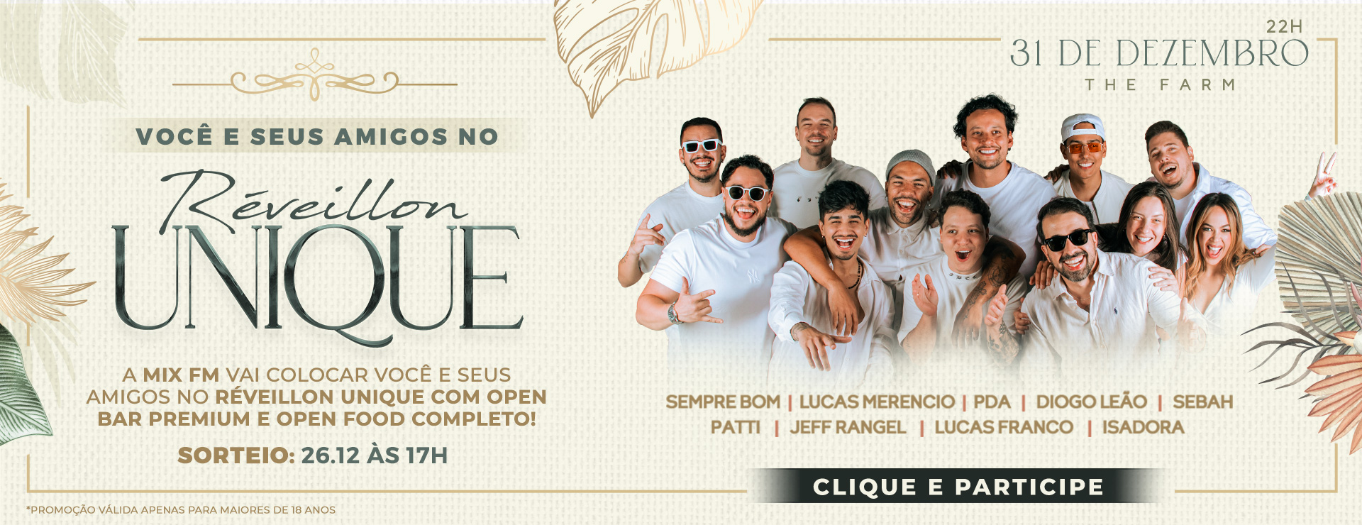 PROMOÇÃO REVEILLON MIX